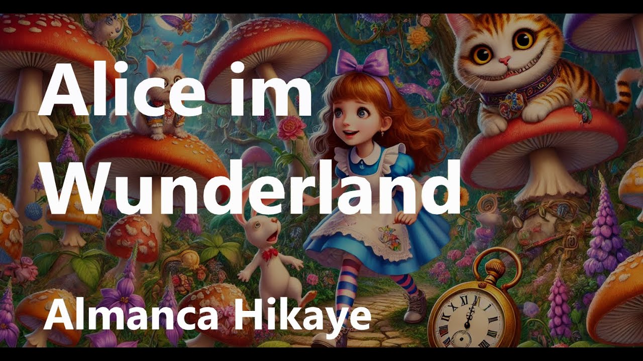 Alice Harikalar Diyarında - Alice İm Wunderland / Almanca Hikaye Dinle / Deutsch lernen (B1)