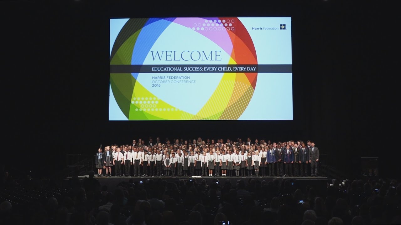 D.G Pictures: Harris Federation Conference October 2016 Choir Performance