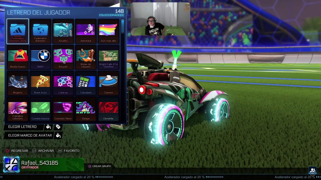 Rocket League partida de regreso nuevamente 