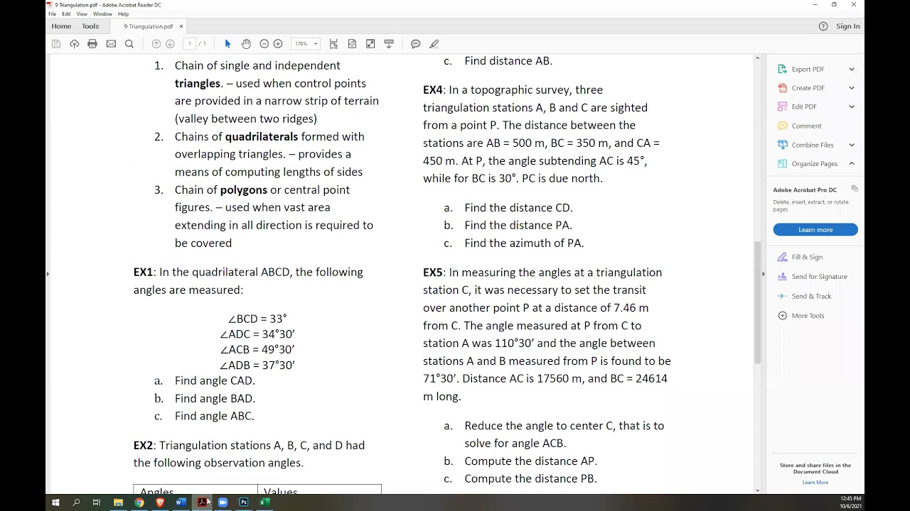 Triangulation | Surveying Lesson (1/2)