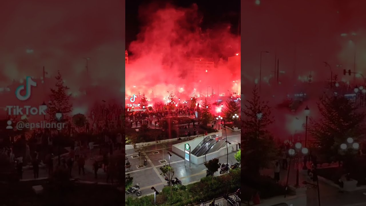Ολυμπιακός - Φιορεντίνα  1:0 Τελικός Conference League Final ,Το γκολ του Ολυμπιακού στον Πειραιά