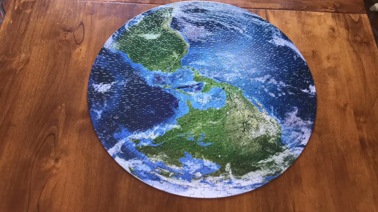 Better Co Earth 500 Piece Round Puzzle Time Lapse