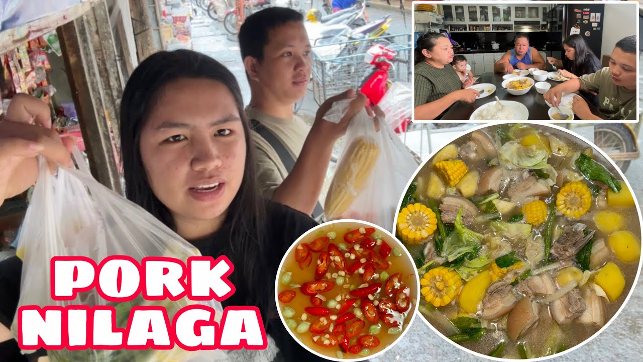 NAMALENGKE KAMI NI BAL + NAGLUTO NG NILAGANG BABOY | PORK NILAGA🤩🤤