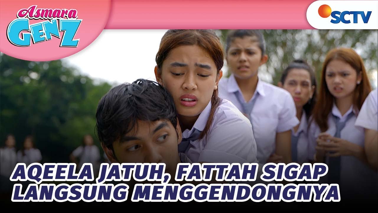 Aqeela Jatuh, Fattah Sigap Langsung Menggendongnya | Asmara Gen Z - Episode 31 dan 32