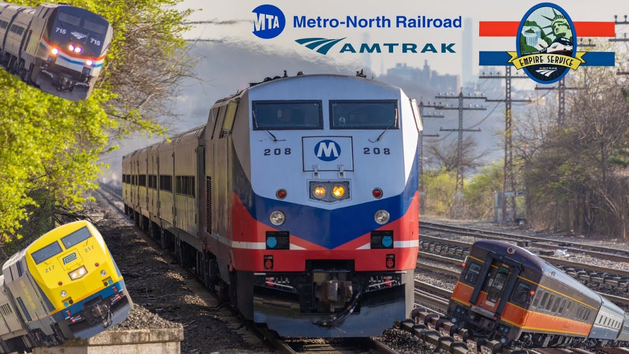 Metro North & Amtrak Evening Rush at Riverdale FT: 201, 208, 211, 217 Private Cars, SAAHCs & More!