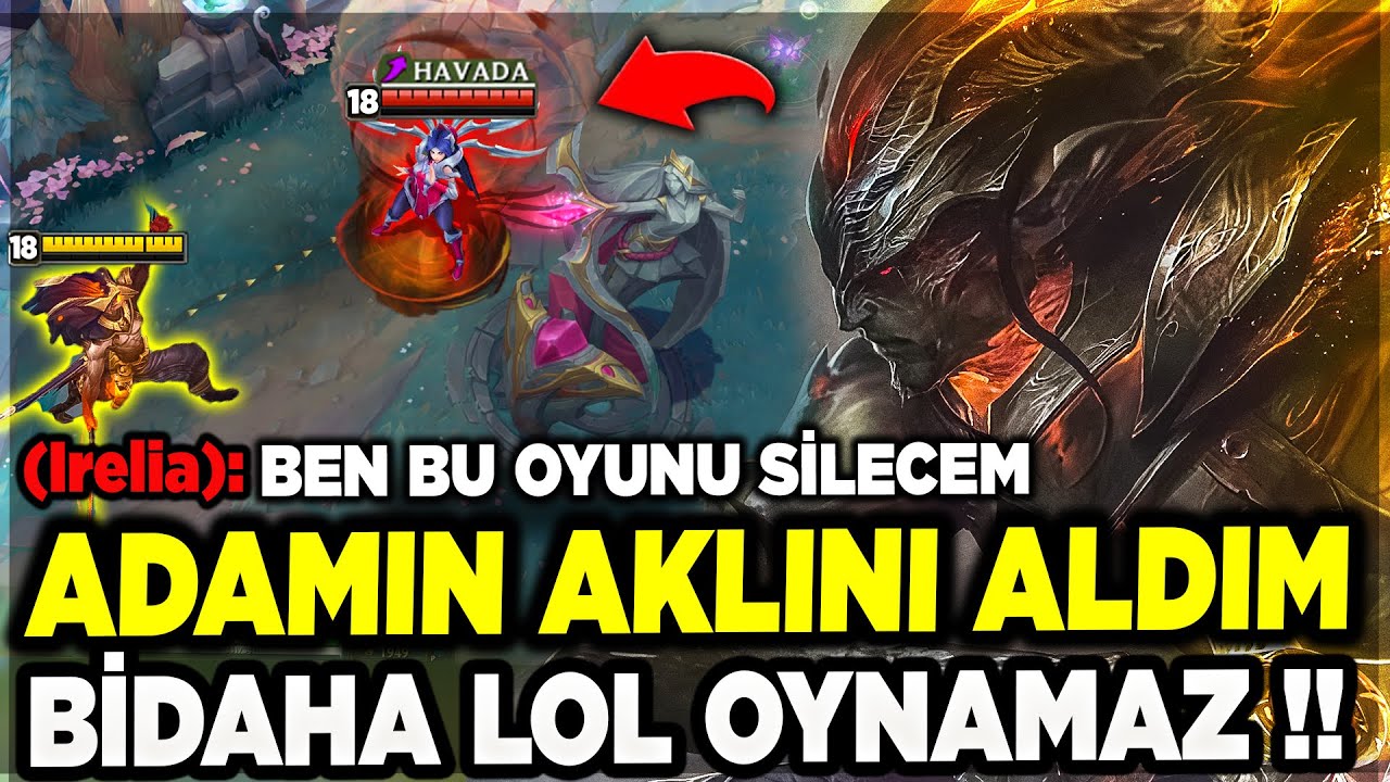OYUN SİLDİREN YASUO OYNANIŞ !! EN AŞAĞILAYICI RAKİP KESME ŞEKLİ !!