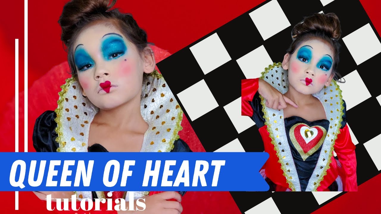 Maquillaje Reina de Corazones Halloween inspiration
