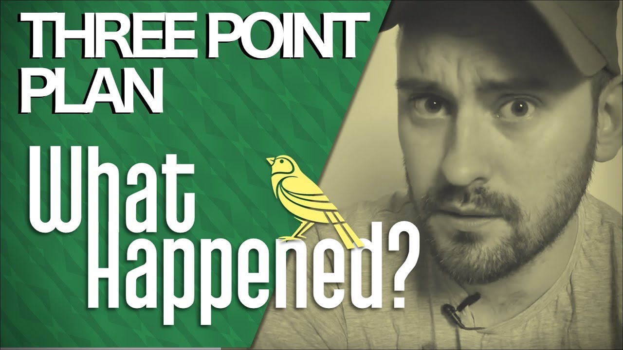 What Happened? My Three Point Plan