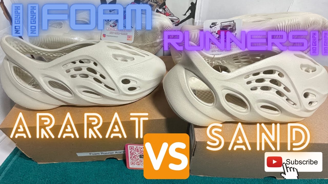 Foam runner Ararat vs Sand! What’s the difference?