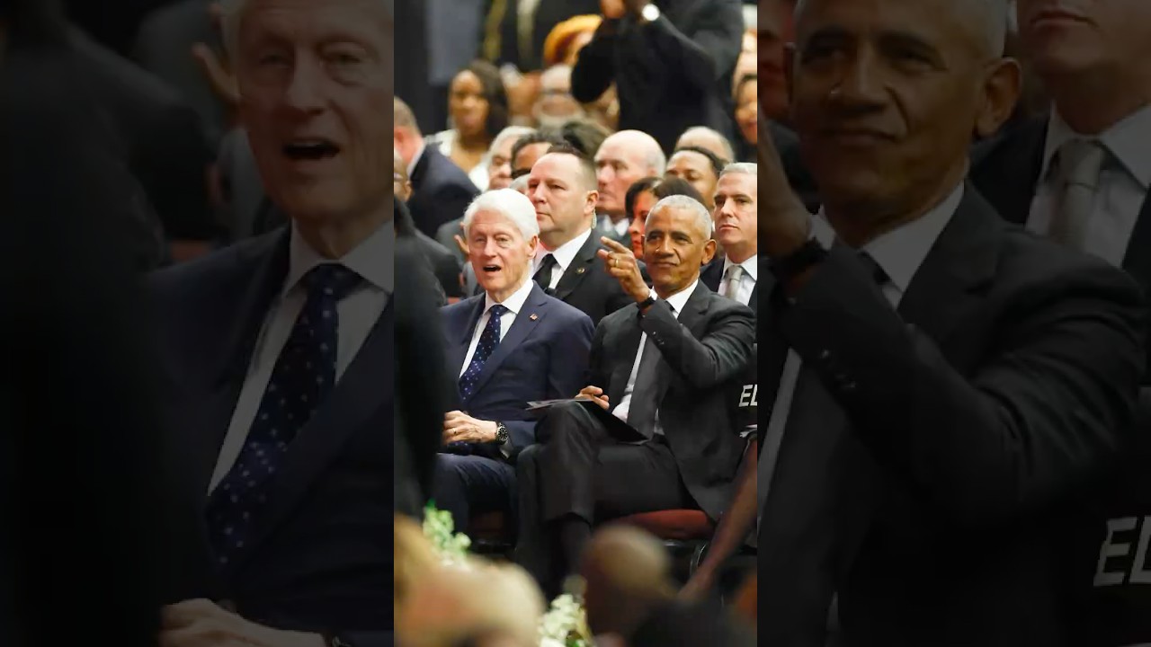 Obama, Clinton and Biden Attend Jesse Jackson Memorial Service