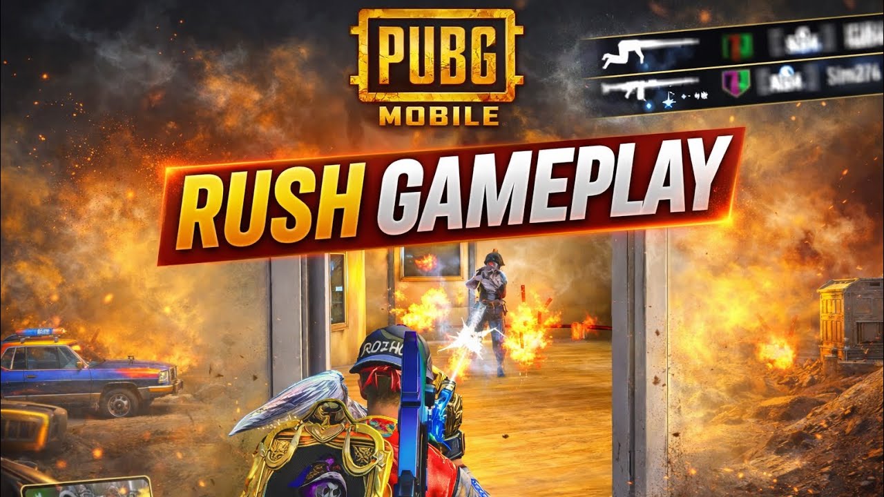 PUBG Mobile Rush Gameplay | Intense Close Range Fights 😱