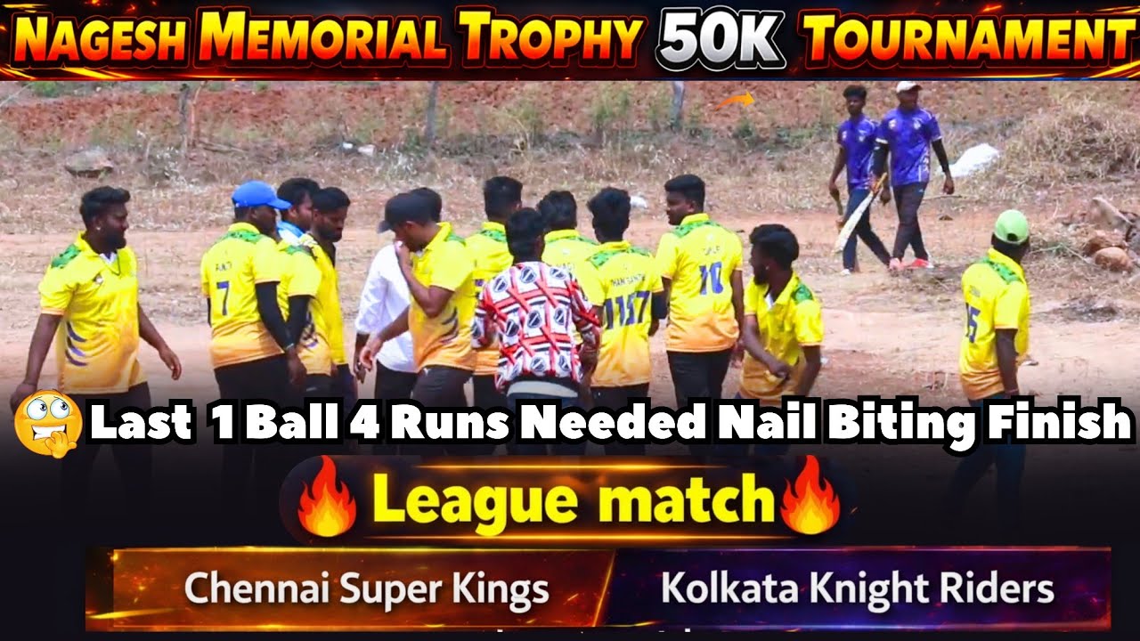NAGESH MEMORIAL TROPHY MINI IPL TOURNAMENT || CSK vs KKR | League |#worldcup#t20worldcup2026