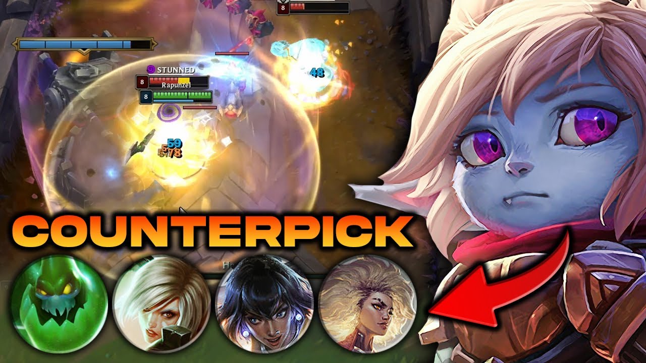 COUNTERPICKED the whole ENEMY team with POPPY (they can't MOVE)