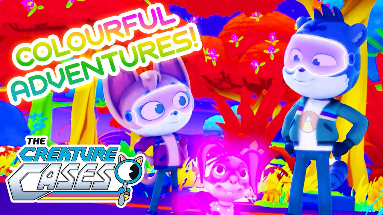 @CreatureCases – 💖🌈😸 The most COLORFUL Creatures! 🦊🌈💖 | 20 + Minutes of Fun with Colours ✨❤️🧡💛💚💙💜