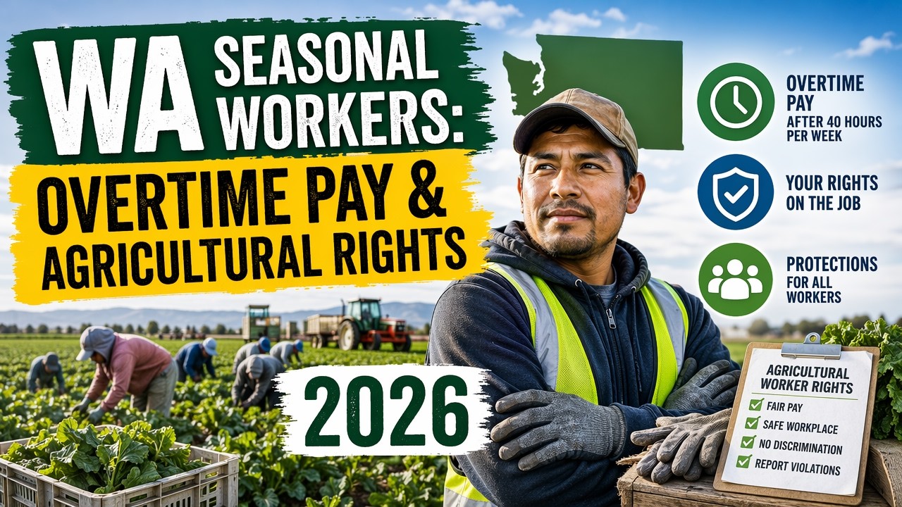 WA Seasonal Workers: Overtime Pay & Agricultural Rights 2026