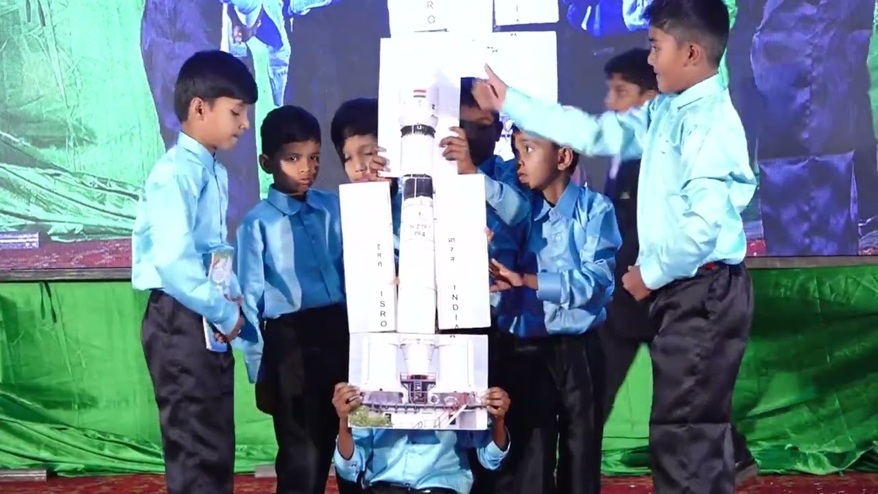 ISRO CHANDRAYAN BY 3RD STANDARD BOYS DANDIKOPPA ON ANNUAL DAY 2025