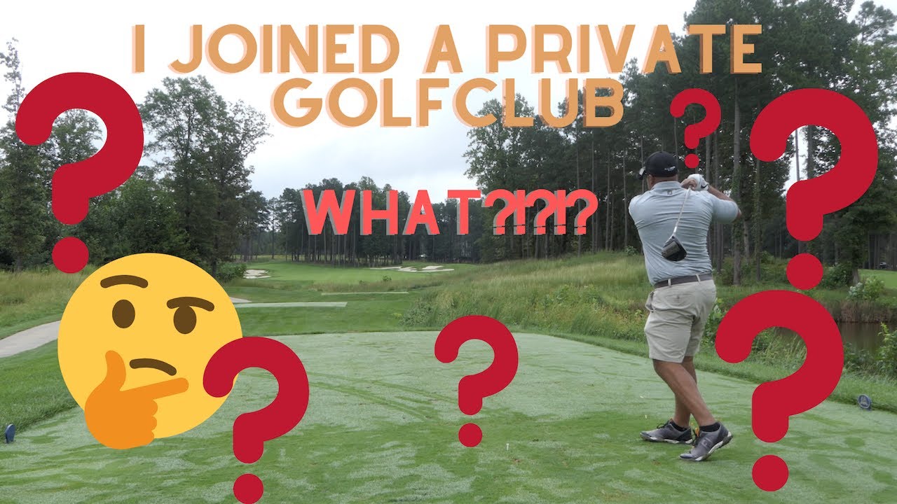 I JOINED A PRIVATE GOLF COURSE, WHAT?!?!🤔