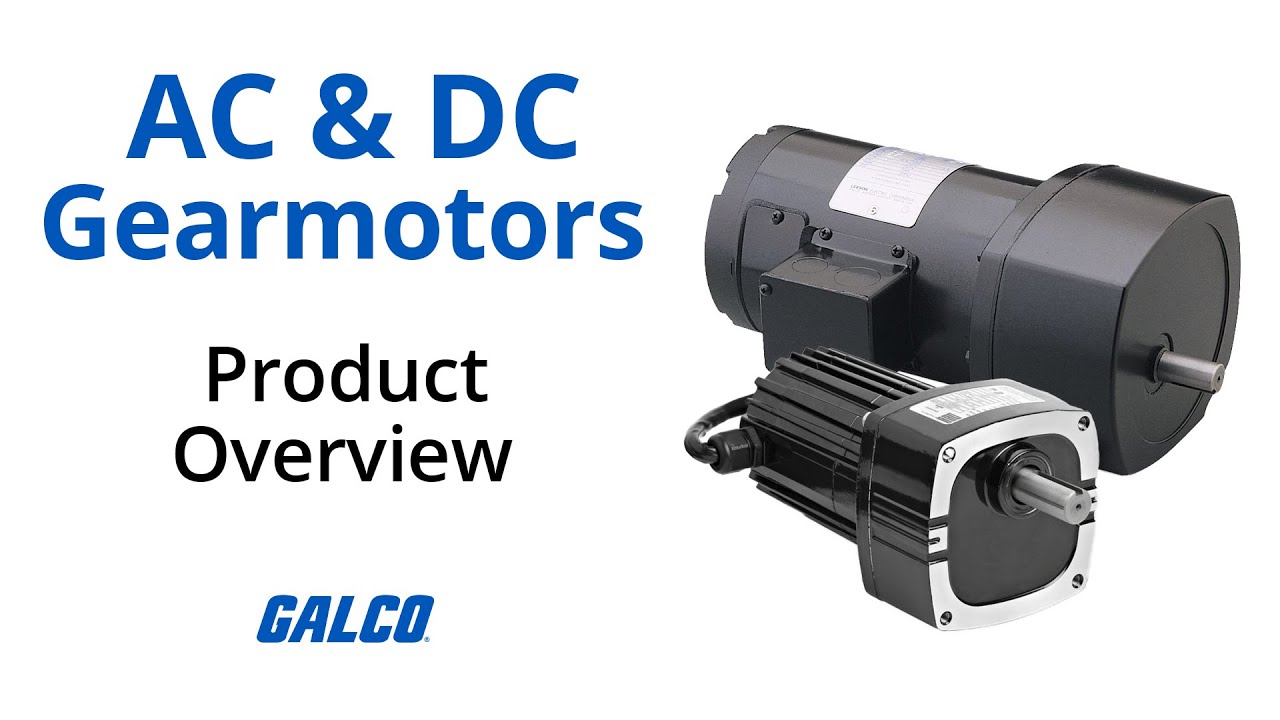 AC and DC Gearmotor, Product Overview