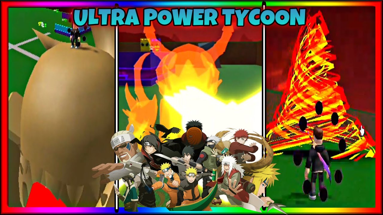Showcasing ALL POWERS in Ultra Power Tycoon [Part 1] -  PUSH, DEATH EYE, RAGE & DARK FLAME