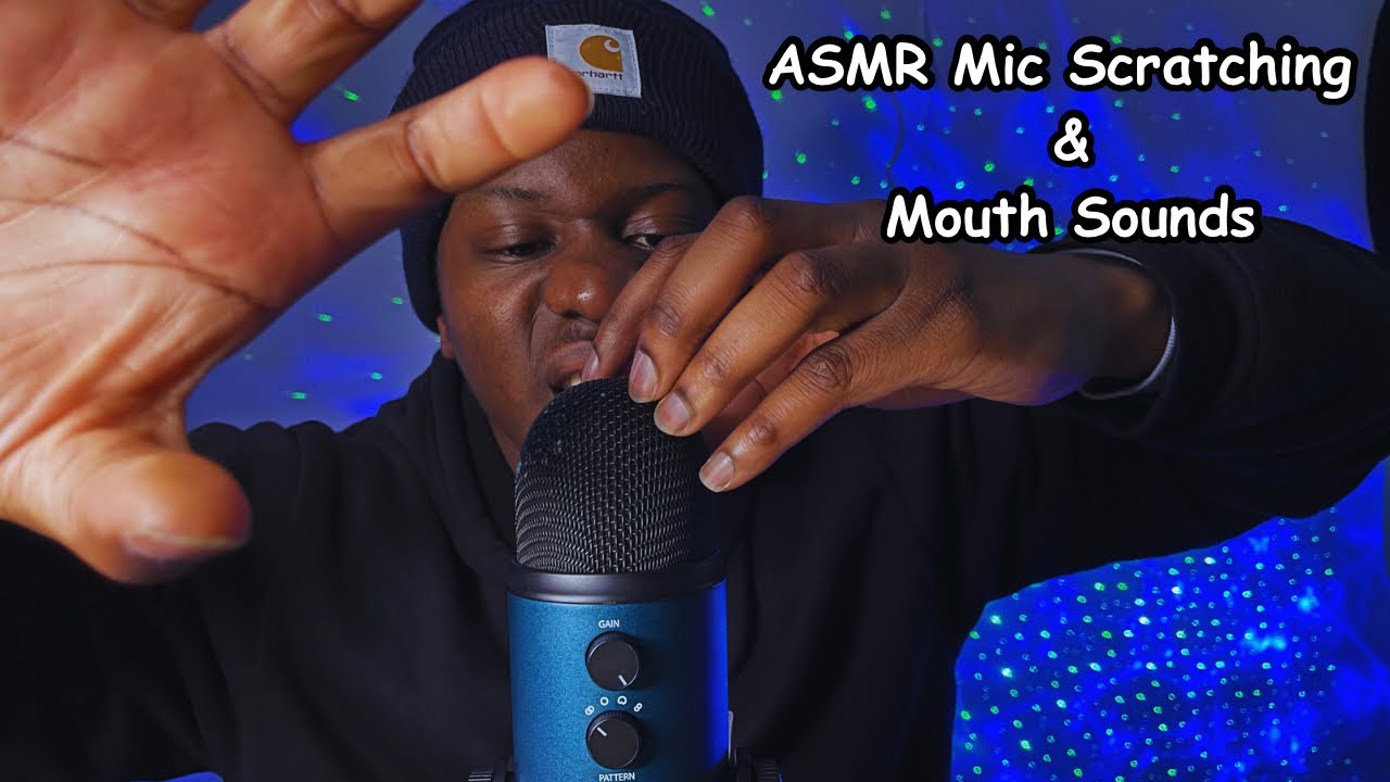ASMR Bare Mic Scratching & Intense Mouth Sounds