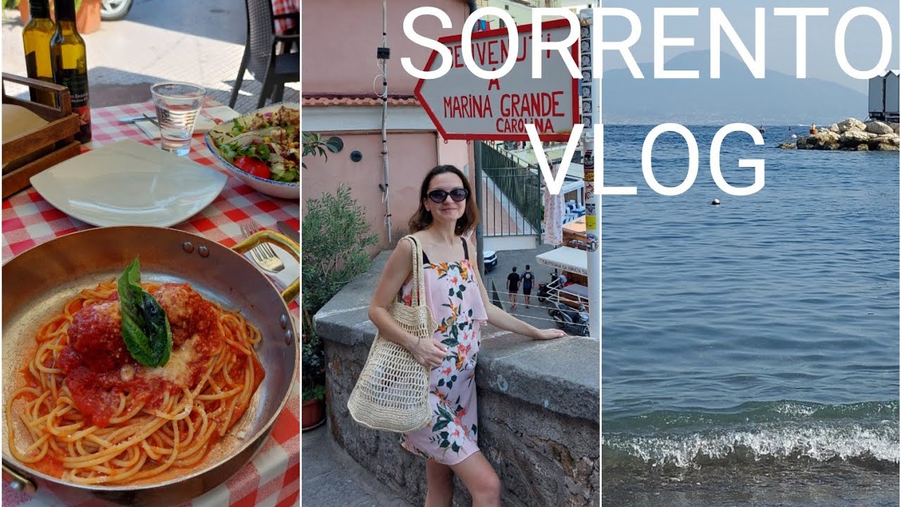 Italy VLOG. Сорренто, пляж, рестораны, долина мельниц, лимонный сад 🍋