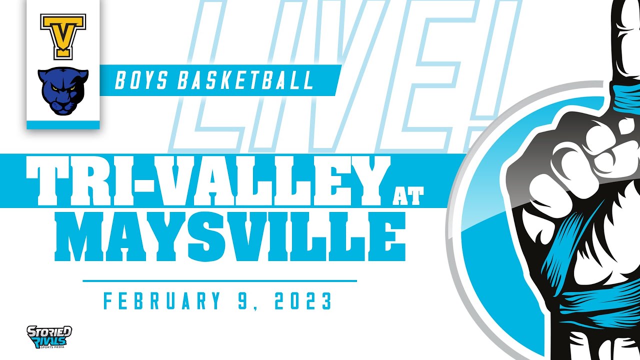 LIVE! MVL Boys Basketball | Tri-Valley at Maysville (Feb. 9, 2024)