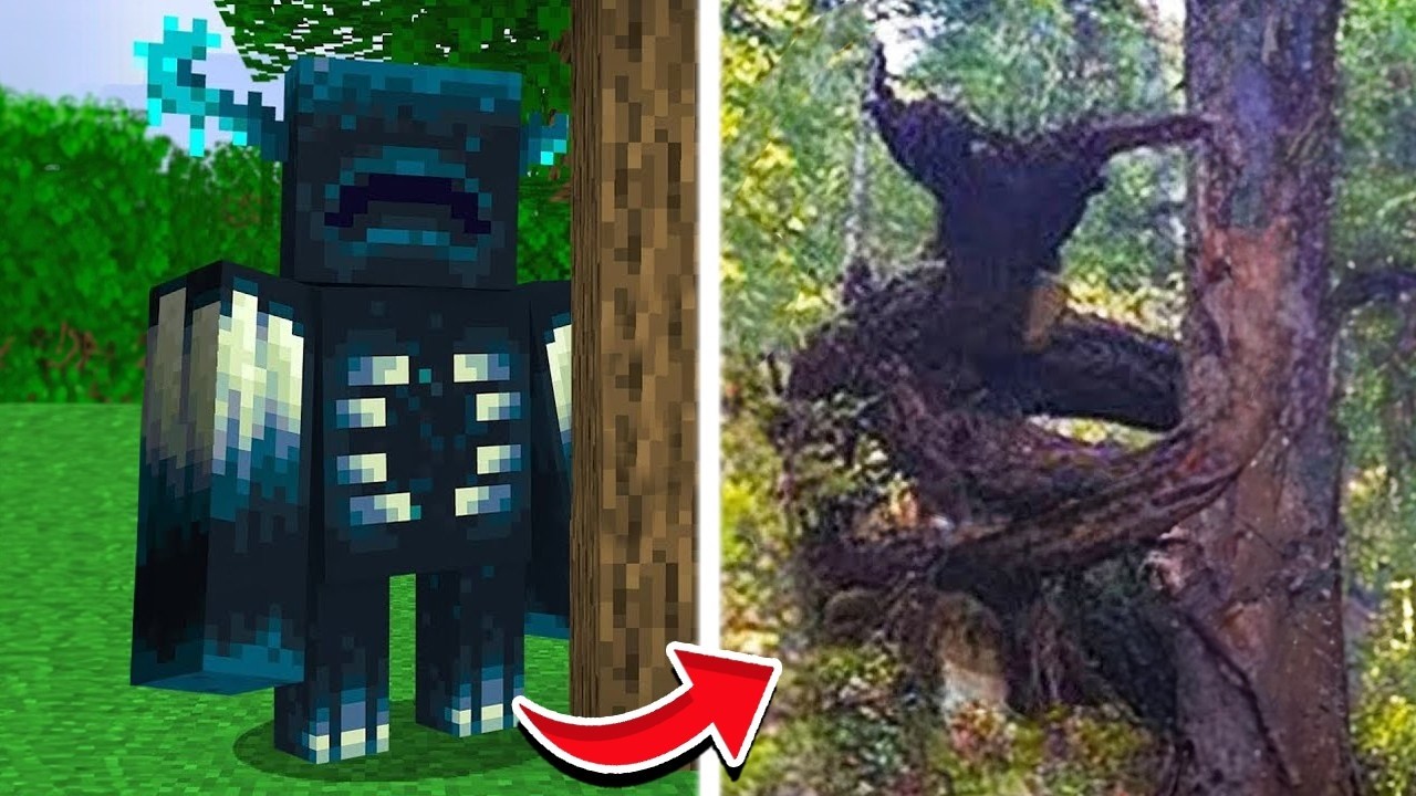 Minecraft Mobs IM ECHTEN LEBEN GESICHTET    😲