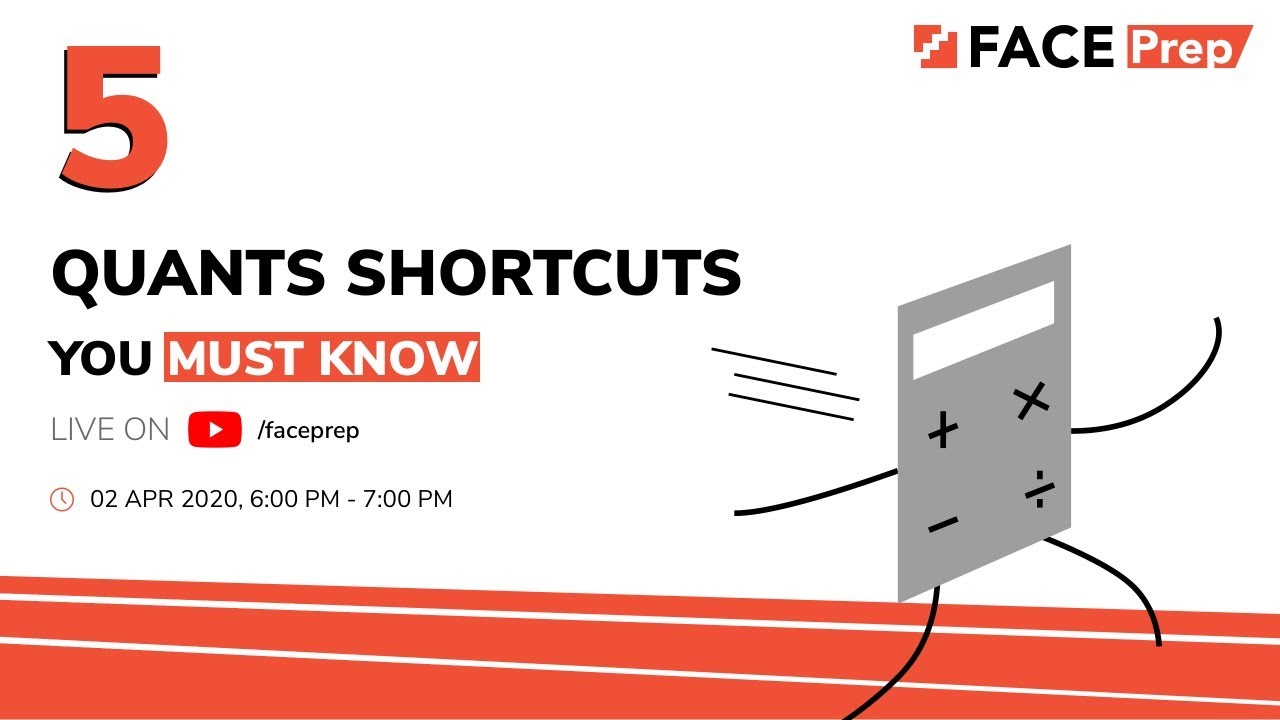 5 Quantitative Aptitude Shortcuts that you must know | Quants Shortcuts and Tricks | FACE Prep