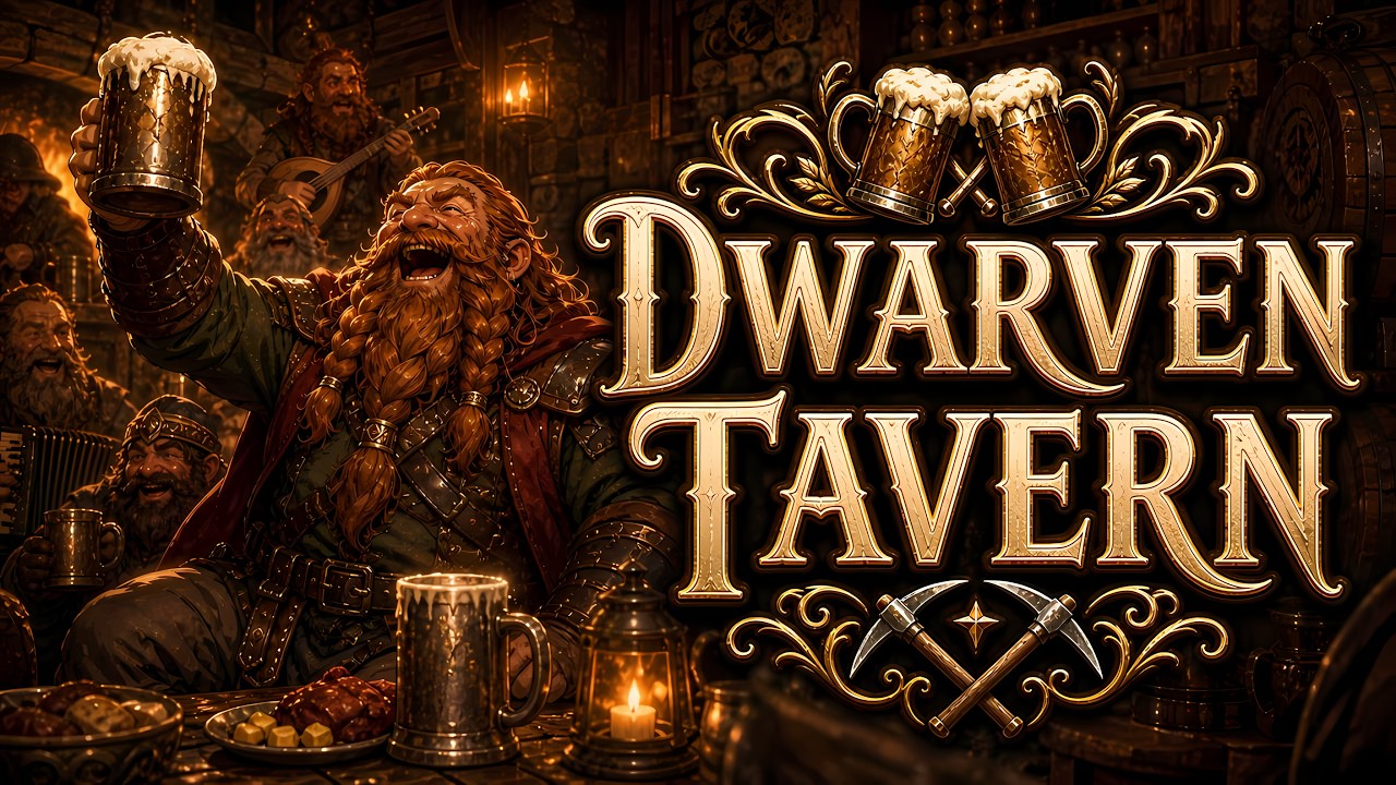 Dwarven Songs from the Tavern | Fantasy Bard Music • Celtic Folk • Medieval Songs • D&D Vibes