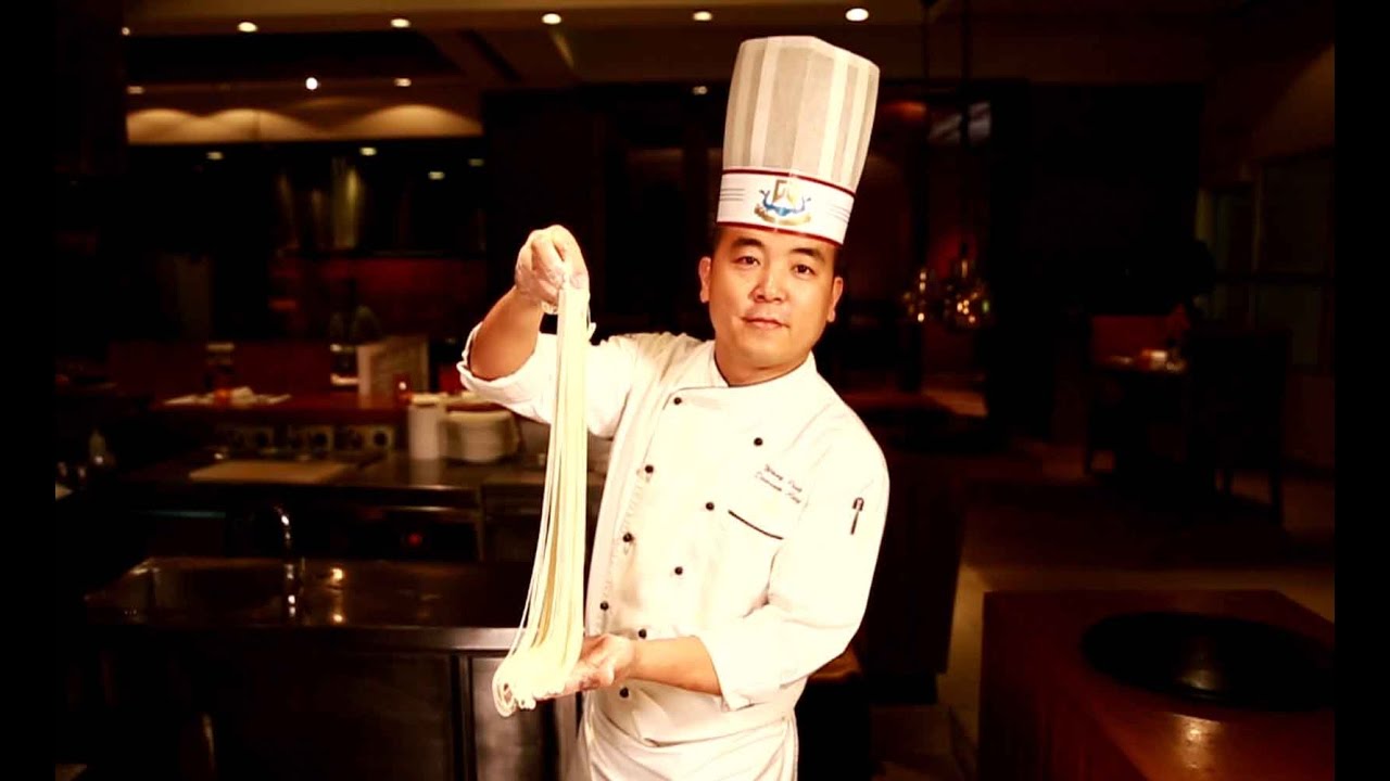 Watch the magic of hand-pulled noodles!