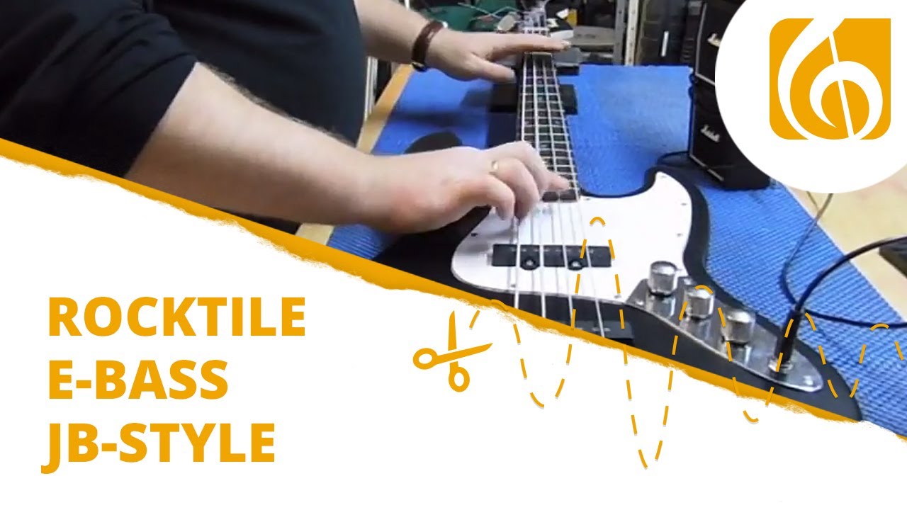 Rocktile E-Bass Bausatz im JB-Style Schnelldurchlauf
