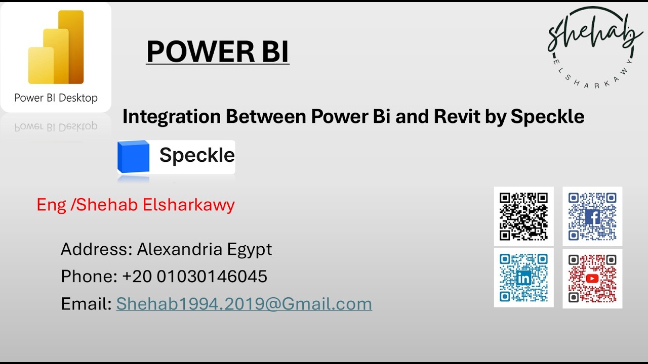 Integration Between Power Bi and Revit by Speckle