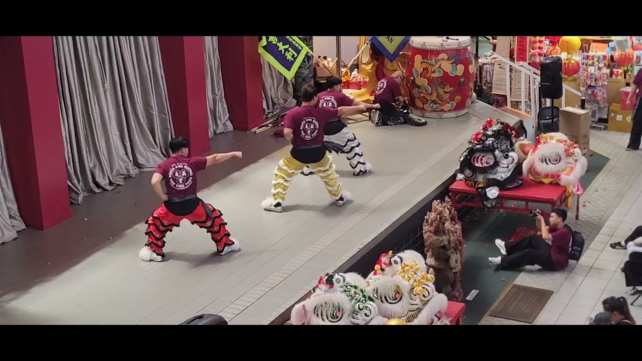 Yee Ying Tong Jr. Lion Dance Jow Gar Kung fu pt.1