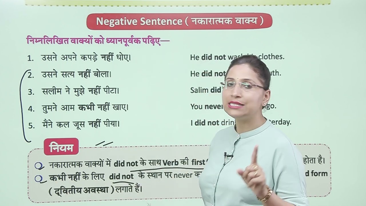 Ch 7 | Past Indefinite Tense |  Modern English Grammar | Class 05 | Unit 2 | Growing Mind |
