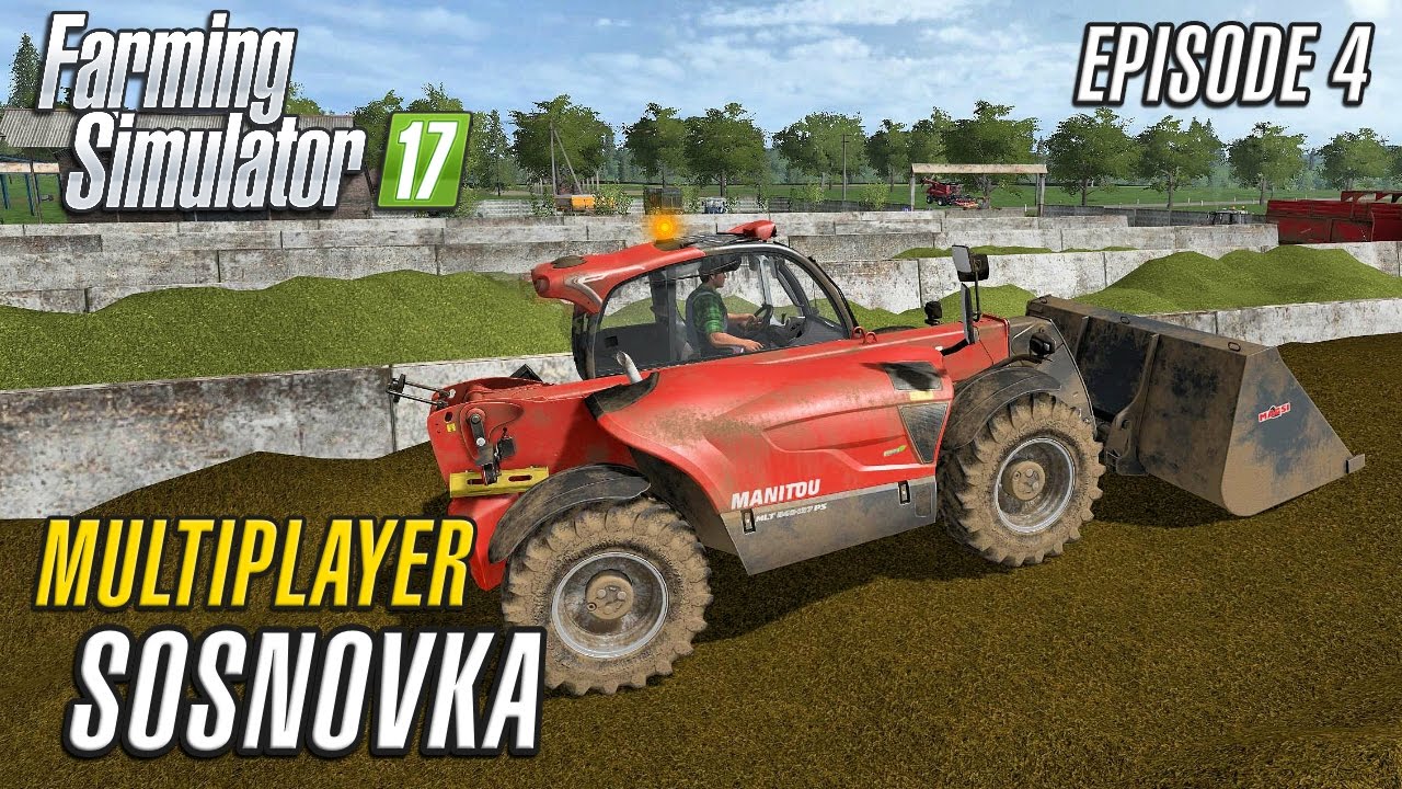 Let's Play Multiplayer Farming Simulator 2017 | Sosnovka | Episode 4
