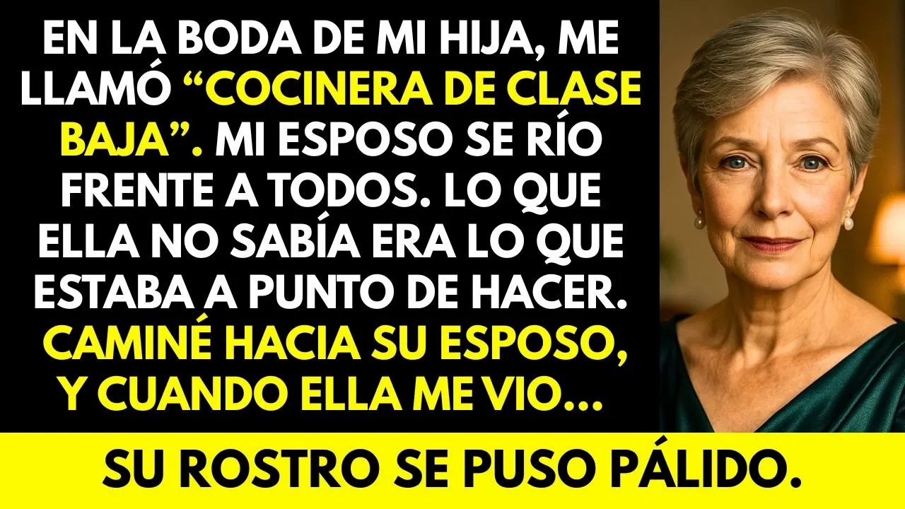 En la boda de Mi Hija me llamó ‘cocinera de clase baja’; lo que hice con su esposo la dejó pálida