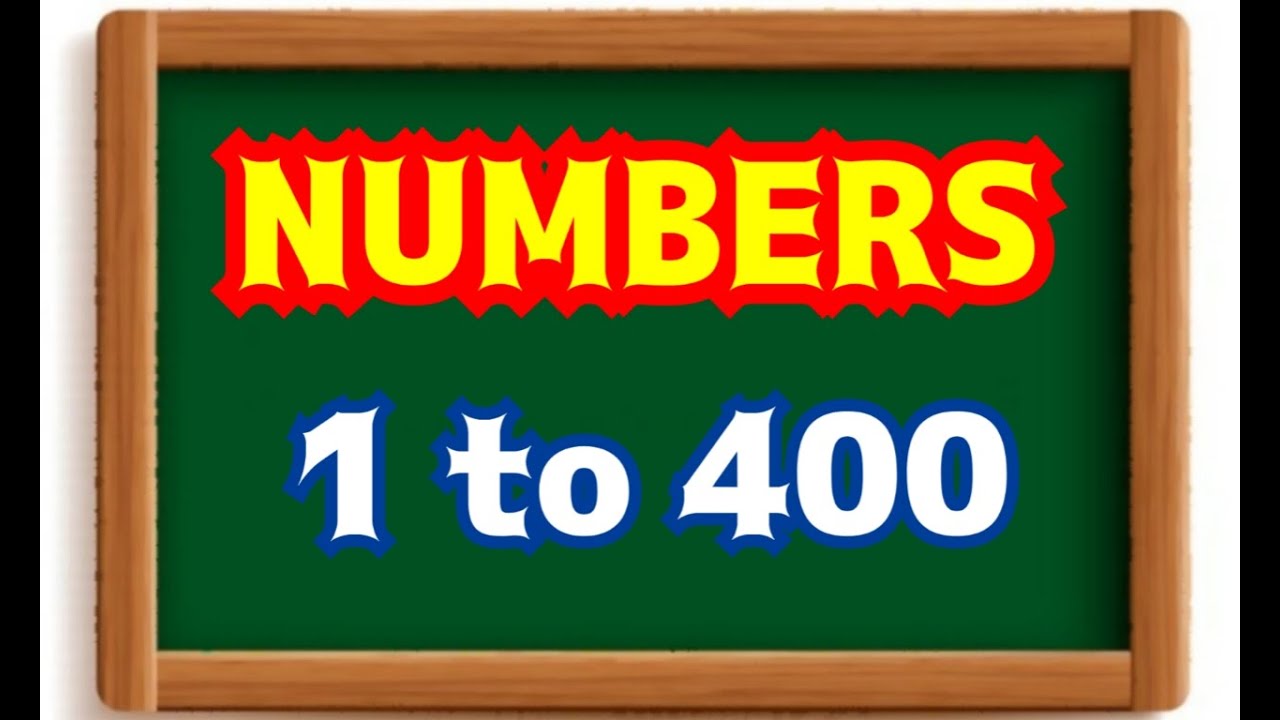 Learn Numbers 1 to 400 _  Counting from 1 to 400 _  Baby Learning India