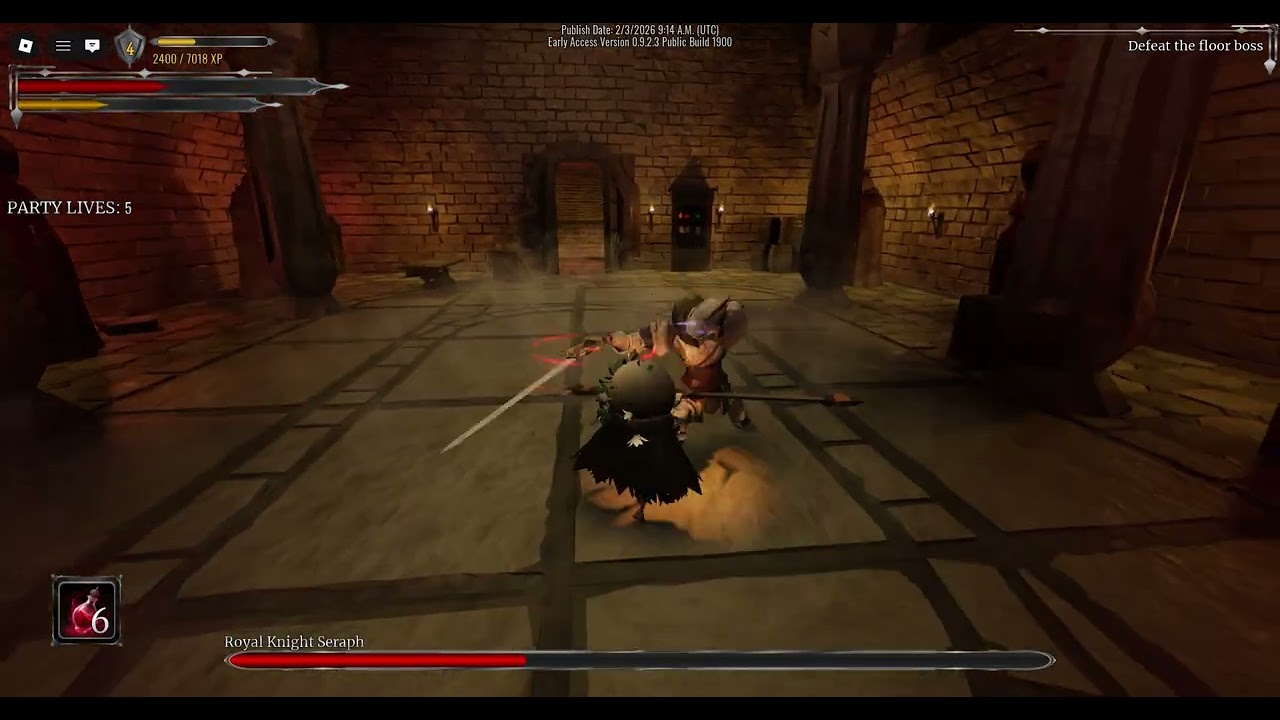 Archemara Roblox Gameplay | Royal Knight Seraph Boss Fight