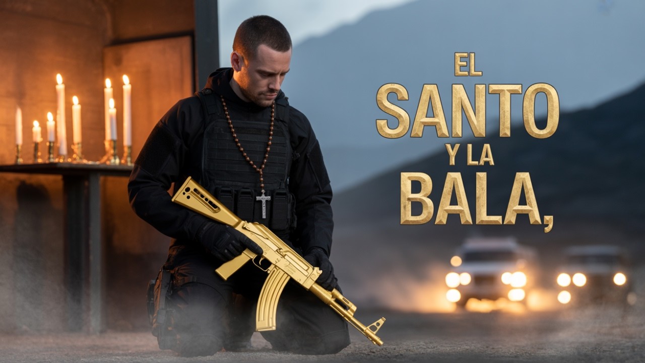  El Santo y la Bala – Corrido Bélico Tumbado 2025 | Fe, Guerra y Destino