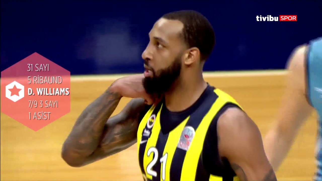 Fenerbahçe Beko'nun yıldızı Derrick Williams'tan 31 sayılık performans!