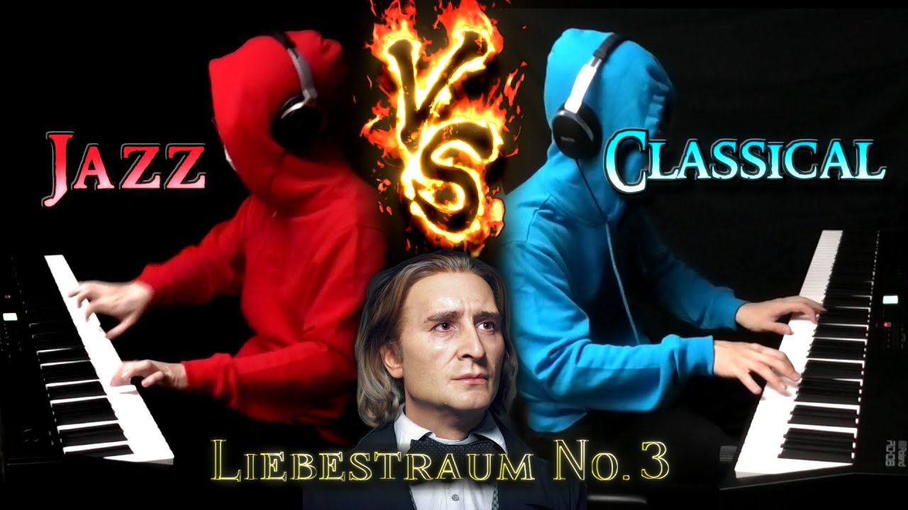 Epic Piano Battle - Liszt Liebestraum No. 3 [Classical vs. Jazz]