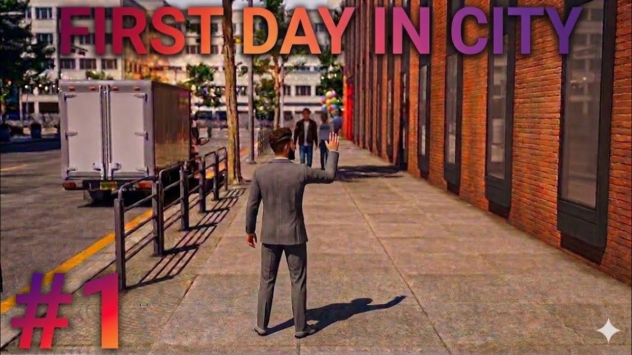 Fist day in city