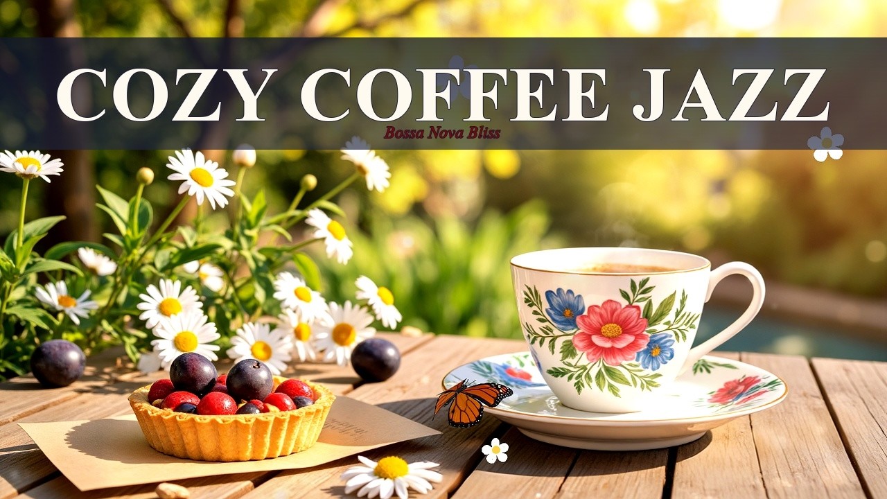 Cozy Coffee Jazz ☕ Upbeat Bossa Nova & Cafe Piano Music for Work, Study & Positive Moods