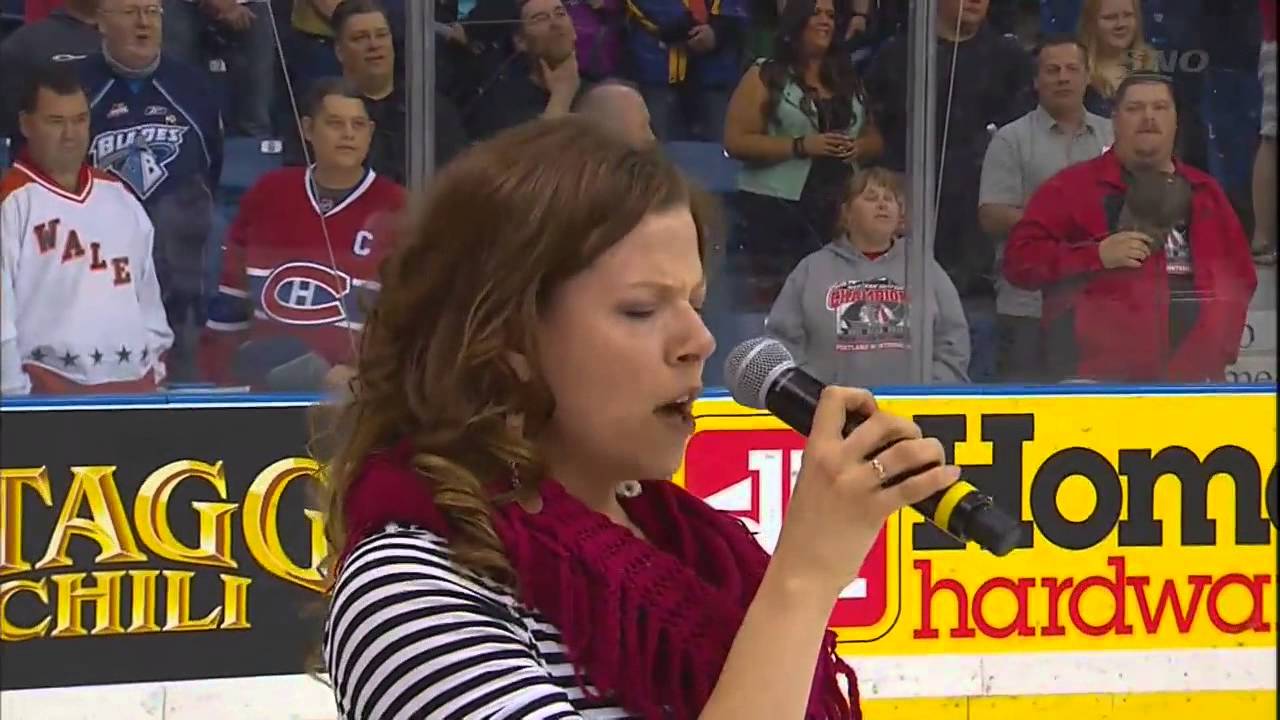 Memorial Cup Halifax vs Portland Anthem mess-up 05/18/2013
