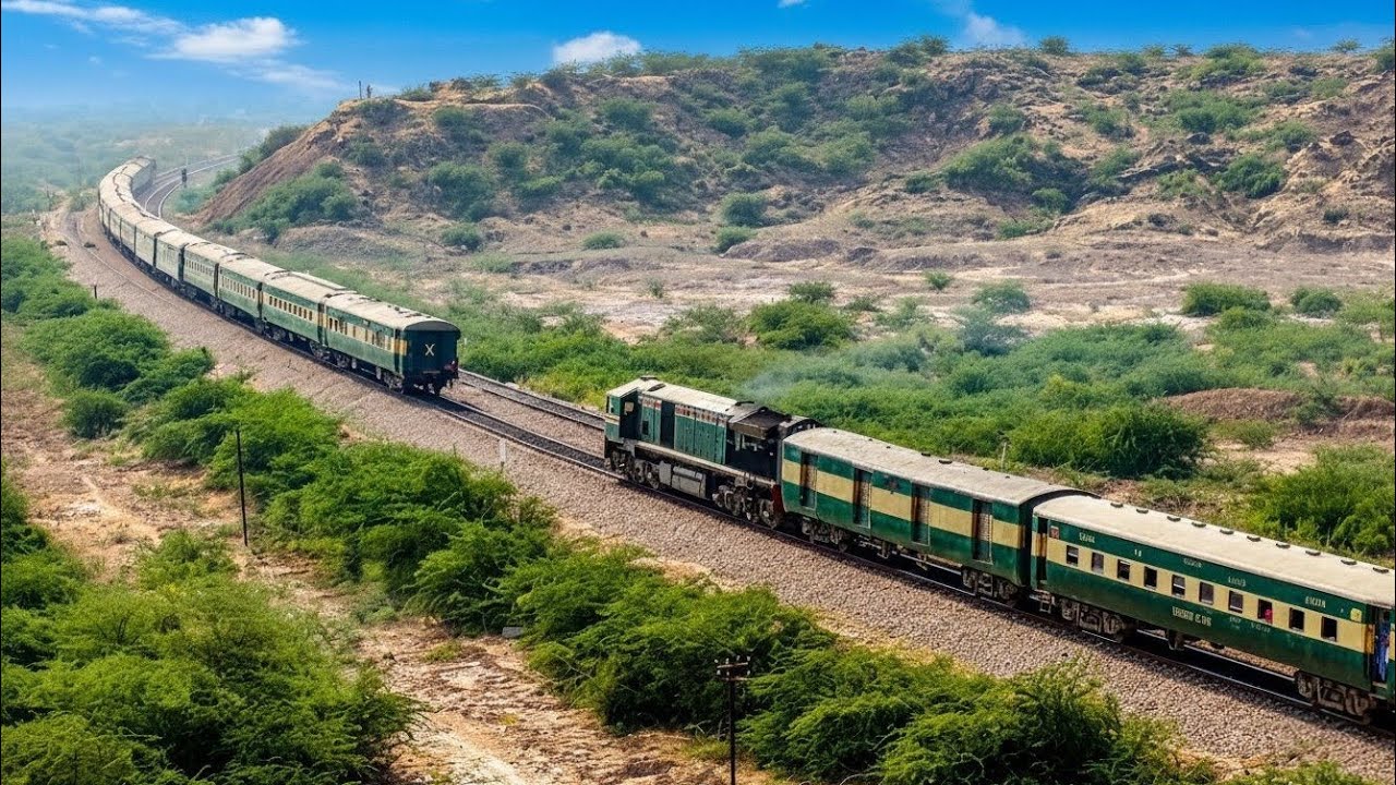 Exploring Sindh’s Scenic Rail Routes | Beautiful Train Spotting Journey