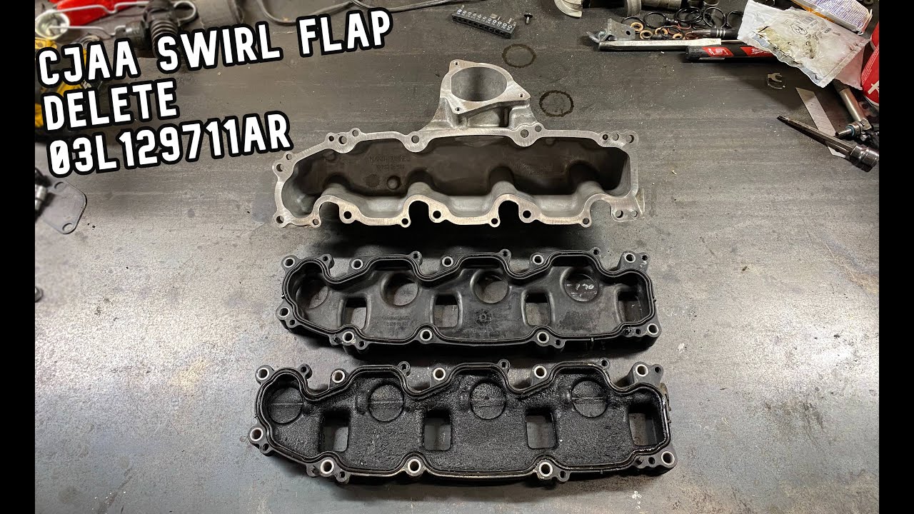 CJAA TDI swirl flap delete - The OEM way using 03L129711AR