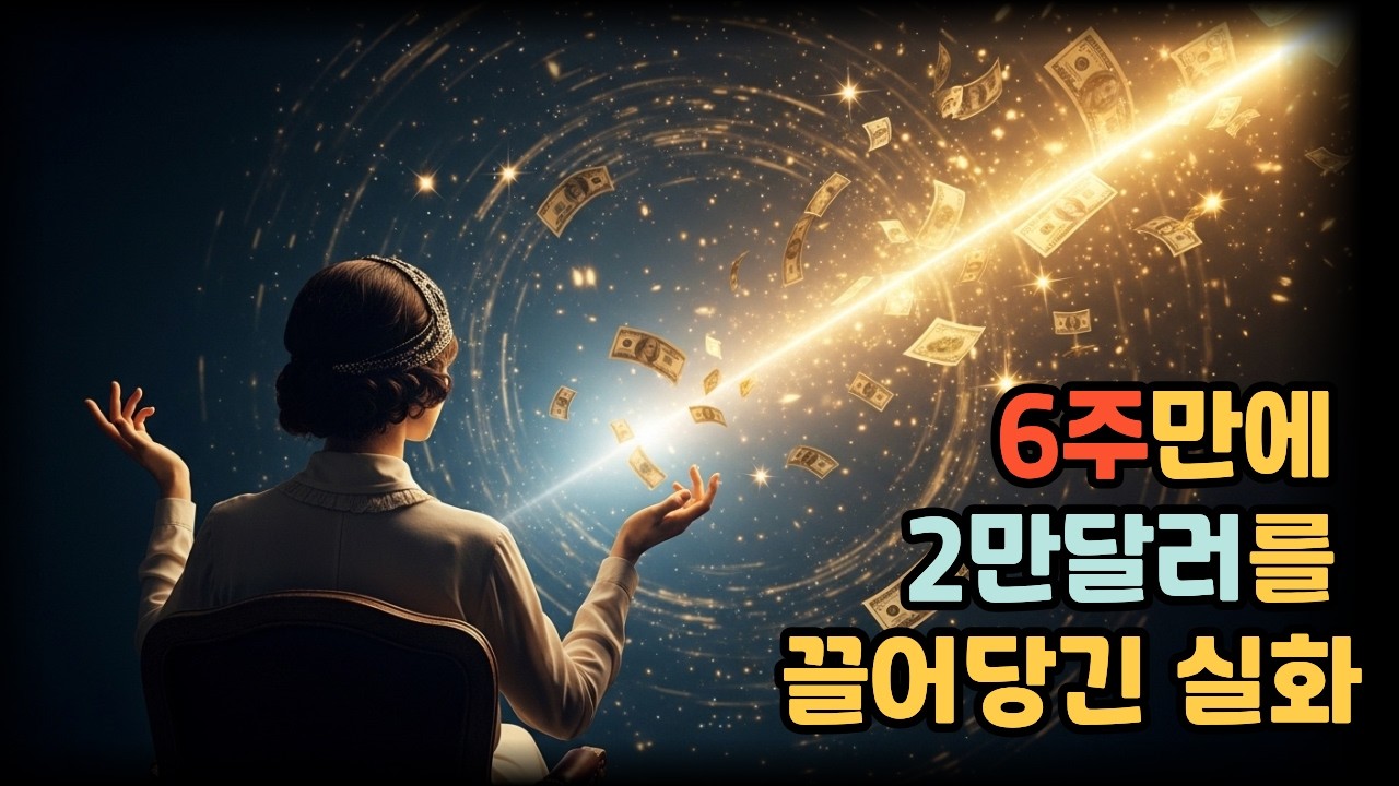 내가 어떻게 2만 달러를 끌어당겼는가 - 6주 만의 기적을 만든 100년 전 대가의 기록 (전문 낭독)