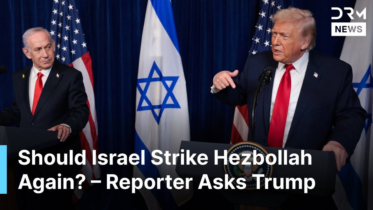 Reporter Bluntly Asks Trump: Should Israel Strike Hezbollah Again? Watch His Response | AC1N
