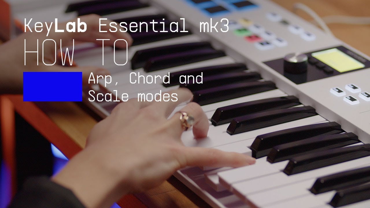KeyLab Essential mk3 | How To Use The Arpeggiator