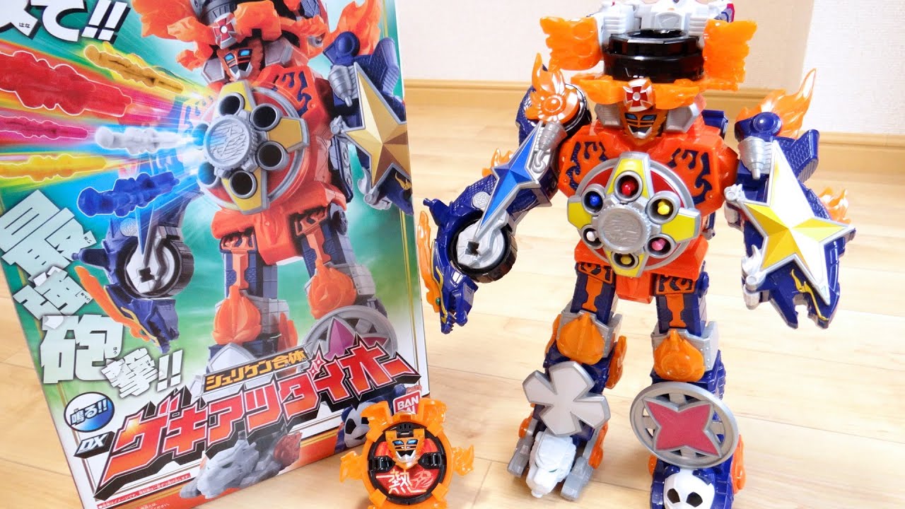 最終ロボは6体合体！DXゲキアツダイオー & オトモ忍シュリケン激熱 レビュー！ミサイル発射でゲキアツ大フィーバーも再現可能！シュリケン合体 ニンニンジャー